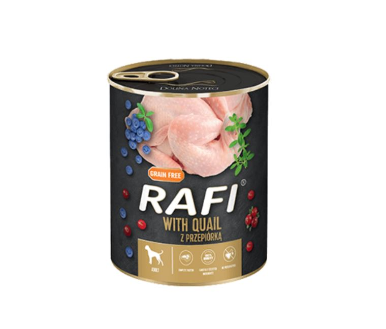 Dolina Noteci Rafi (Долина Нотечи) паштет с индейкой, голубикой и клюквой 400г для собак
Dolina Noteci Rafi (Долина Нотечи) паштет с индейкой, голубикой и клюквой 400г для собак