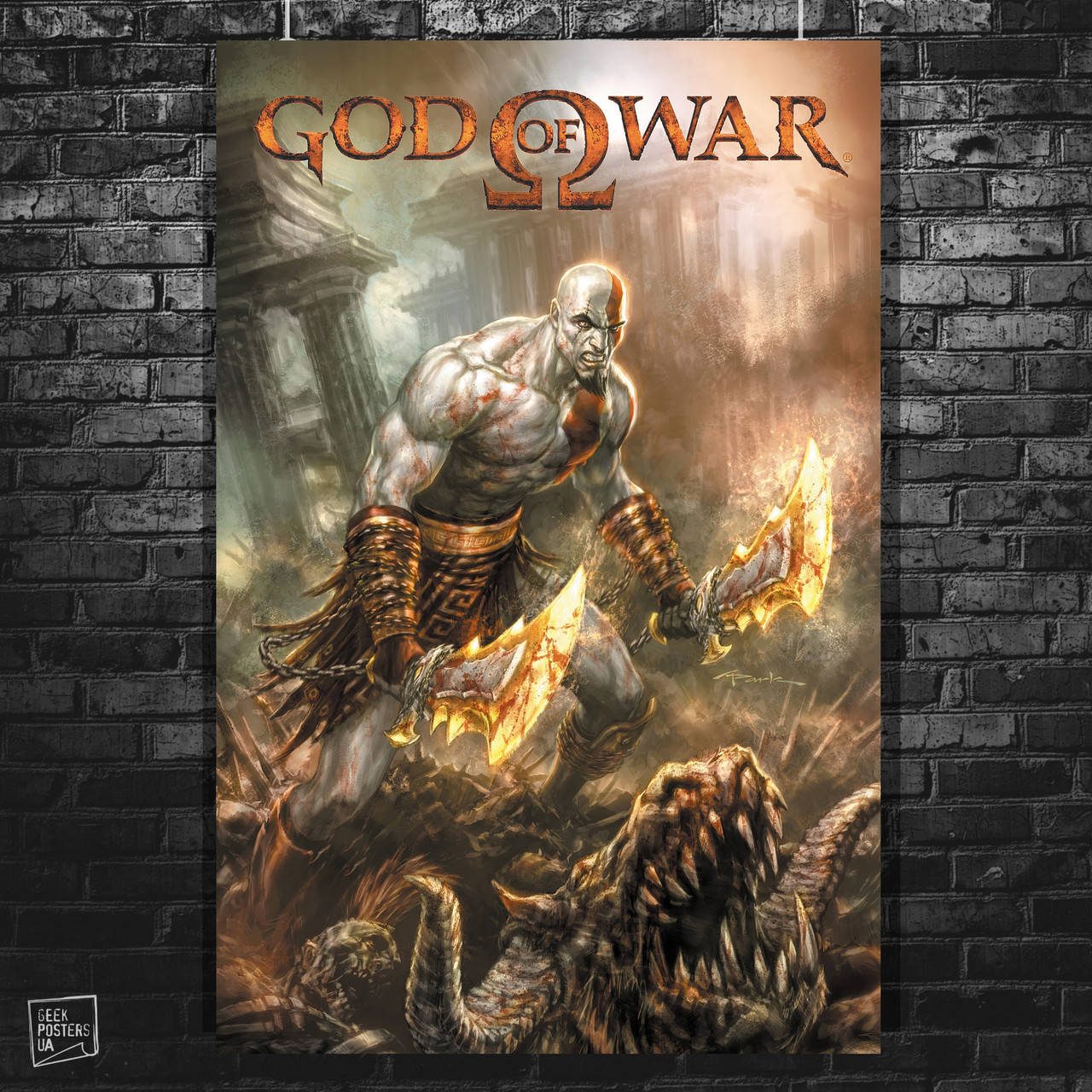 Постер Бог войны, God Of War, GoW, Кратос, Арес, Греция, Призрак Спарты. Размер 42x27см (A3). Матовая бумага
Постер Бог войны, God Of War, GoW, Кратос, Арес, Греция, Призрак Спарты. Размер 42x27см (A3). Матовая бумага