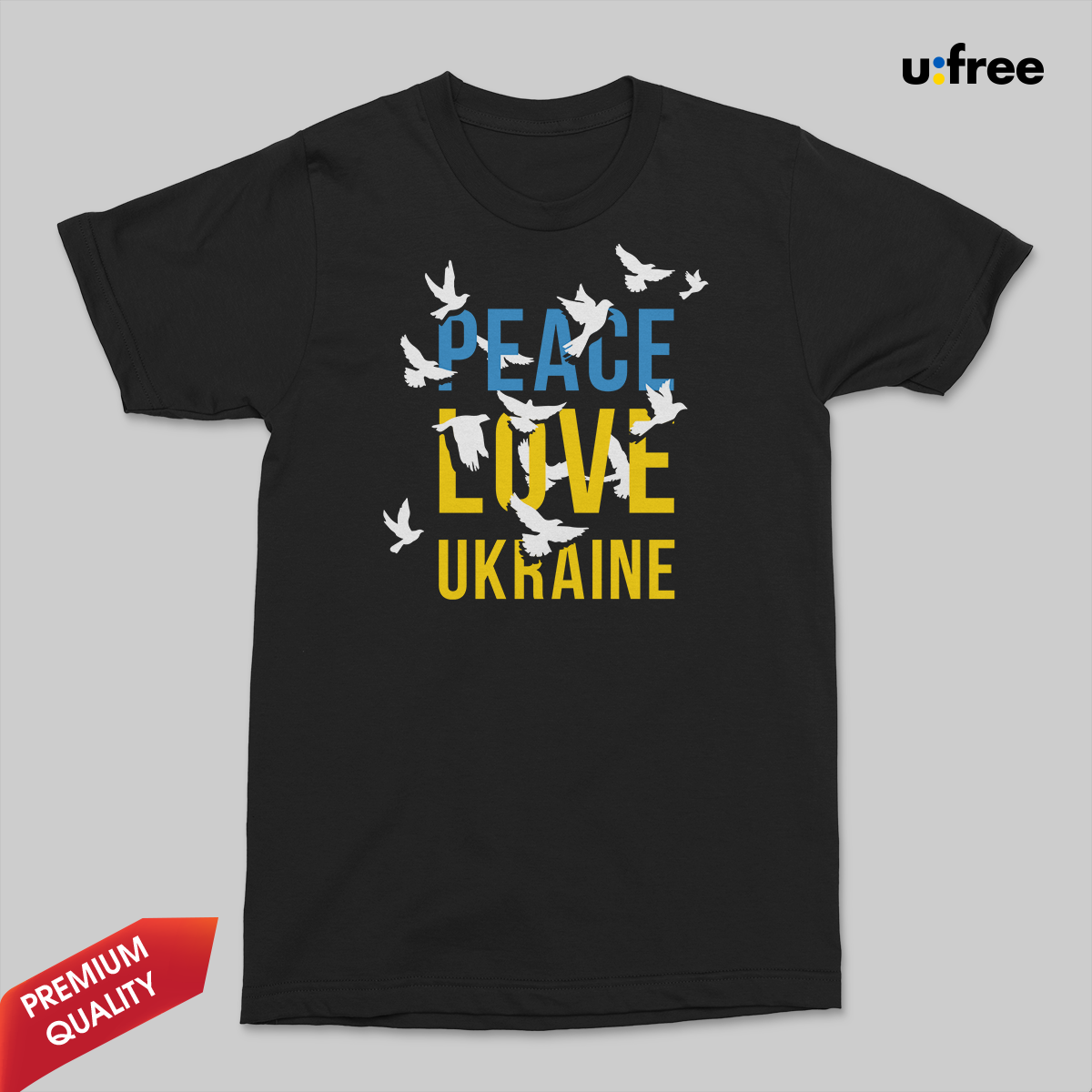 Черная мужская футболка с принтом "PEACE LOVE UKRAINE" / футболка с патриотическим рисунком XL
Черная мужская футболка с принтом "PEACE LOVE UKRAINE" / футболка с патриотическим рисунком XL