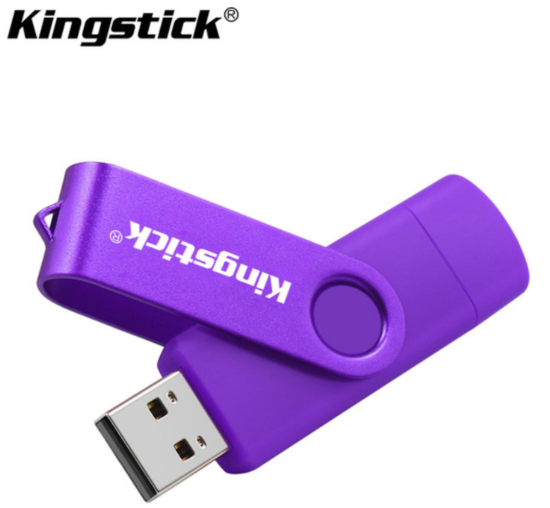 USB Флешка 2в1 128ГБ MicroUSB/USB 2.0 для телефона, компьютера OTG Kingstick 128GB Фиолетовый
USB Флешка 2в1 128ГБ MicroUSB/USB 2.0 для телефона, компьютера OTG Kingstick 128GB Фиолетовый
