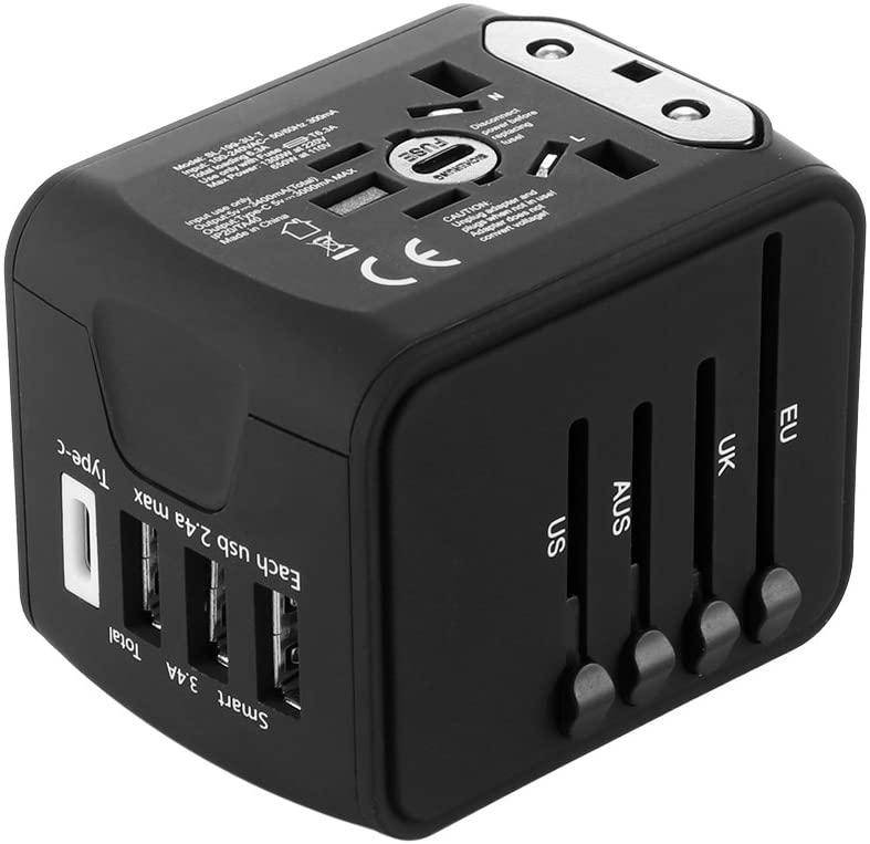 Универсальный адаптер для путешествий и дома сетевой USB Travel Adapter переходник для розеток Черный
Универсальный адаптер для путешествий и дома сетевой USB Travel Adapter переходник для розеток Черный