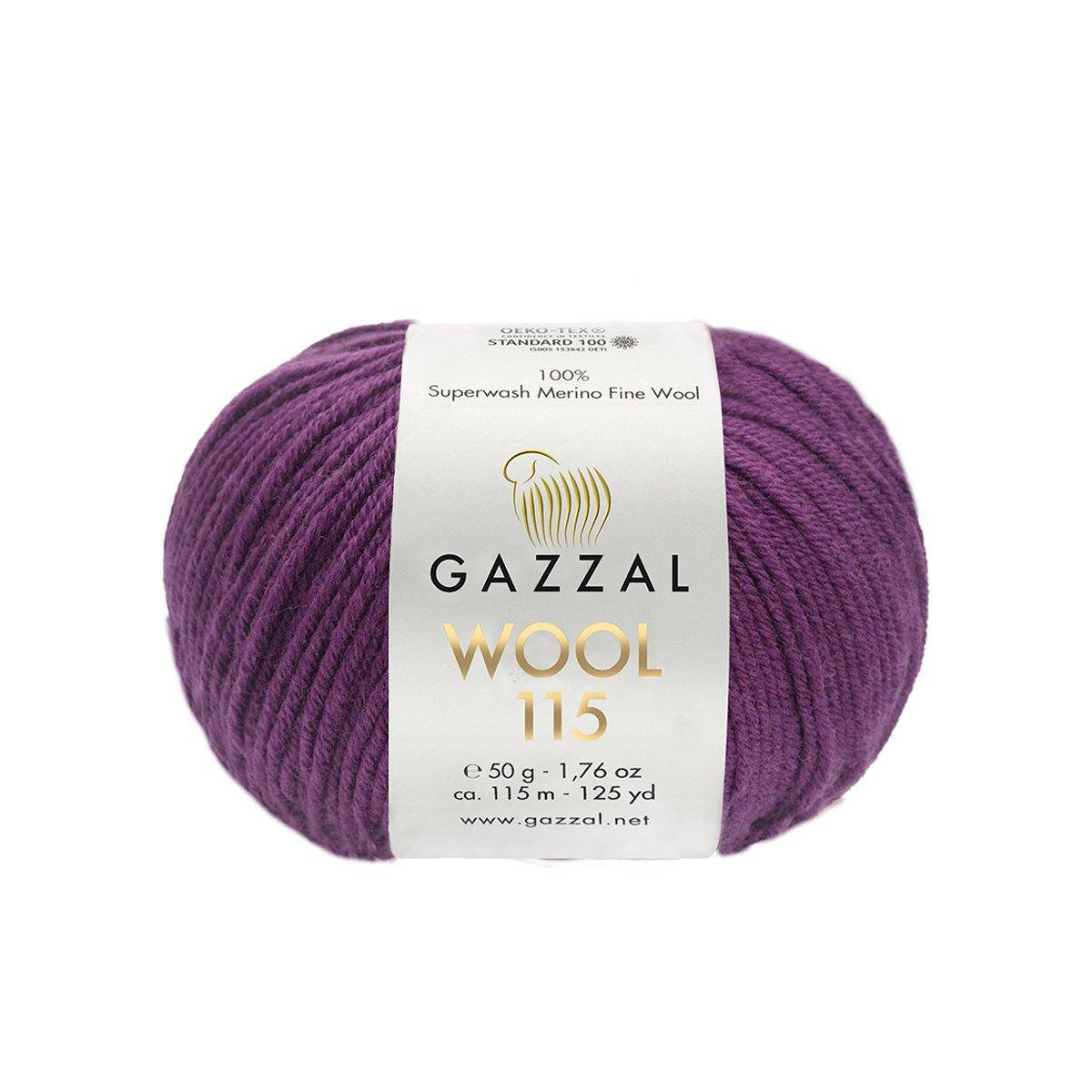 Gazzal Wool 115 (Газзал Вул 115) № 3324 фиолетовый (Пряжа мериносовая, нитки для вязания)
Gazzal Wool 115 (Газзал Вул 115) № 3324 фиолетовый (Пряжа мериносовая, нитки для вязания)