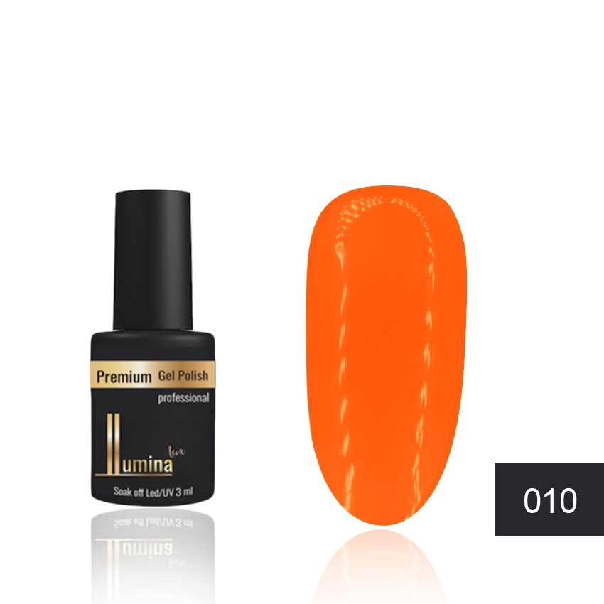 Гель-лак Lumina Lux №010, мандариновый
Гель-лак Lumina Lux №010, мандариновый