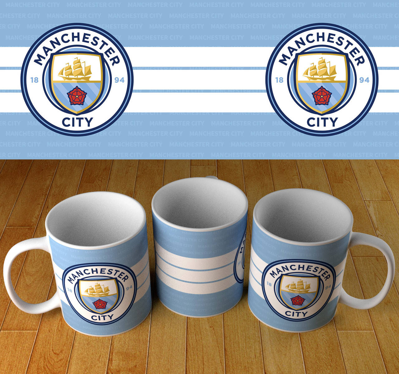 Кружка Manchester City, дизайн під замовлення, друк на кружках, екокружка без запаху 3d-термодрук
Кружка Manchester City, дизайн під замовлення, друк на кружках, екокружка без запаху 3d-термодрук