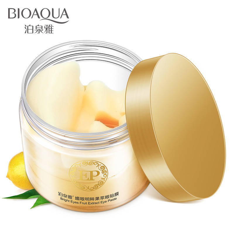 Патчи для кожи вокруг глаз с экстрактами лимона и гамамелиса Bioaqua Bright Eyes Fruit Extract 120гр/60шт
Патчи для кожи вокруг глаз с экстрактами лимона и гамамелиса Bioaqua Bright Eyes Fruit Extract 120гр/60шт