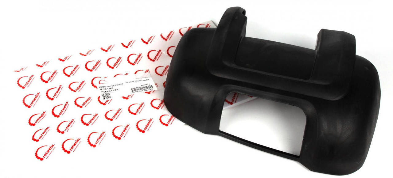 Крышка зеркала правая (корпус, накладка) Fiat Ducato/Citroen Jumper/Peugeot Boxer 06- (735424438) ROTWEISS
Крышка зеркала правая (корпус, накладка) Fiat Ducato/Citroen Jumper/Peugeot Boxer 06- (735424438) ROTWEISS