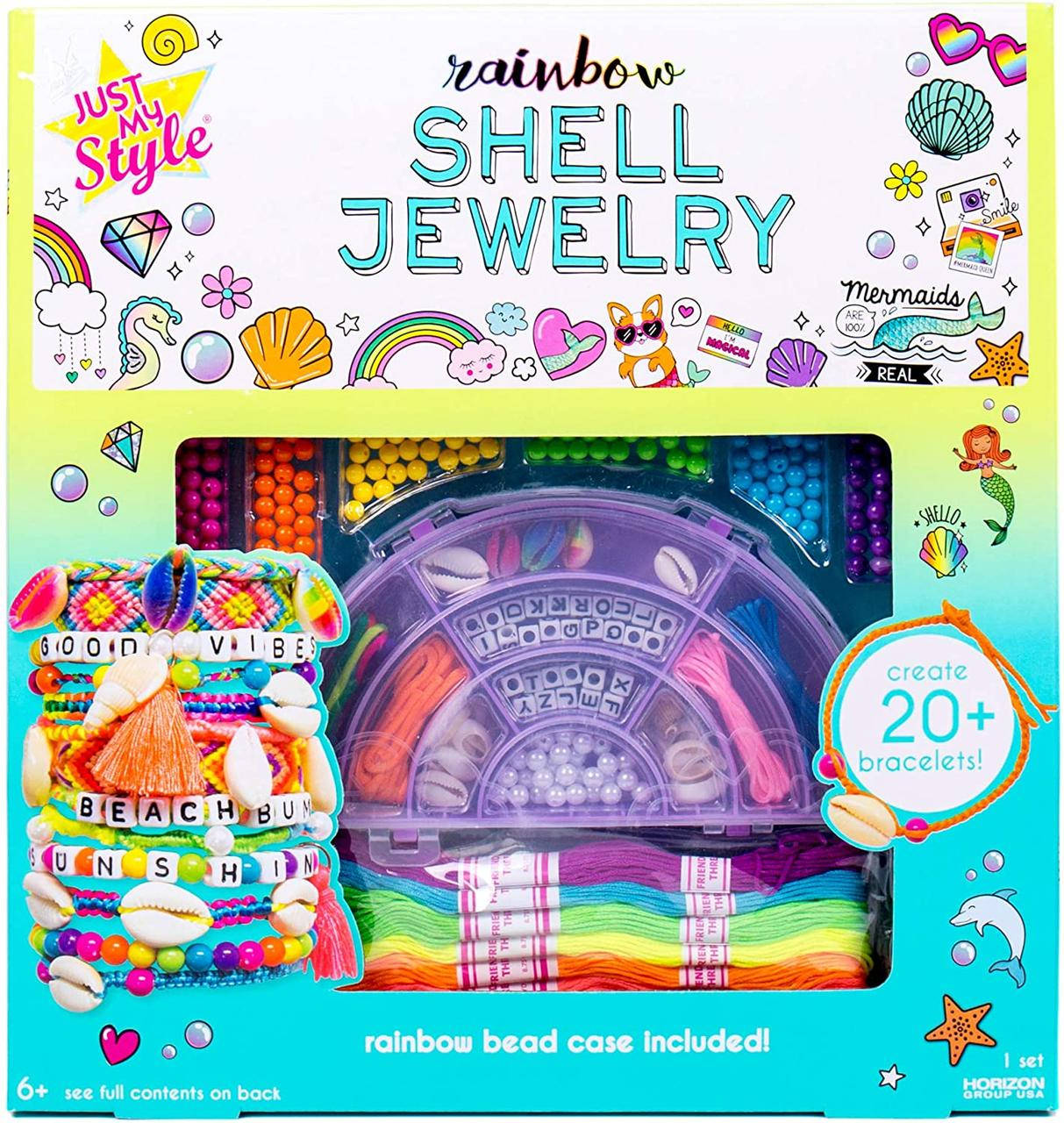 Horizon Just My Style набор бусин для создания ярких браслетов 201144 Rainbow Shell Jewelry
Horizon Just My Style набор бусин для создания ярких браслетов 201144 Rainbow Shell Jewelry