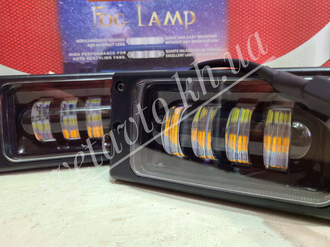 Противотуманные светодиодные фары ВАЗ-2110 Led Pulso двухрежимные белый и желтый свет (комплект 2шт)
Противотуманные светодиодные фары ВАЗ-2110 Led Pulso двухрежимные белый и желтый свет (комплект 2шт)