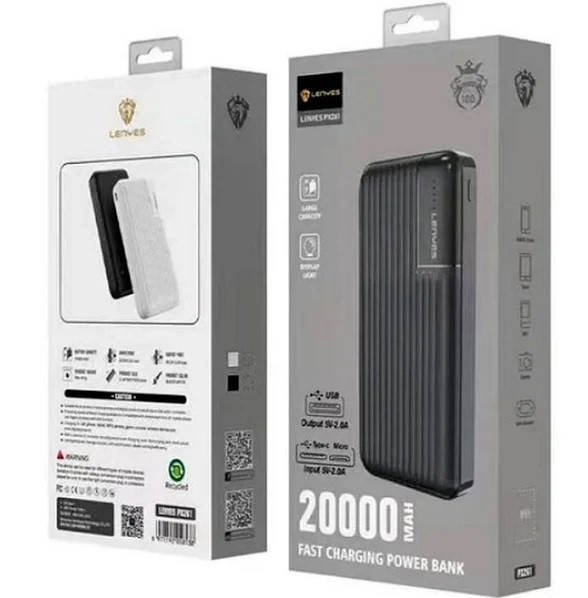 Портативный аккумулятор POWER BANK 20000 mAh "Leneyes" PX261 (реальныая емкость)
Портативный аккумулятор POWER BANK 20000 mAh "Leneyes" PX261 (реальныая емкость)