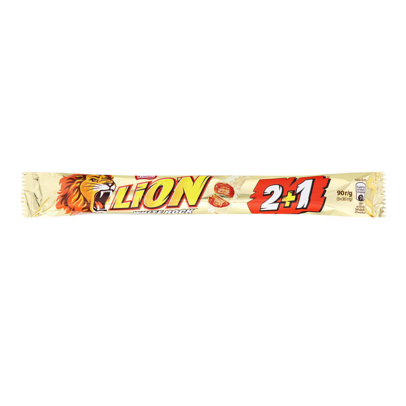Шоколадный батончик Lion White rock с карамелью и хлопьями, покрытый белым шоколадом 90 г
Шоколадный батончик Lion White rock с карамелью и хлопьями, покрытый белым шоколадом 90 г