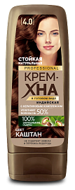 Крем-Хна Индийская в готовом виде PROFESSIONAL цвет Каштан 
Крем-Хна Индийская в готовом виде PROFESSIONAL цвет Каштан