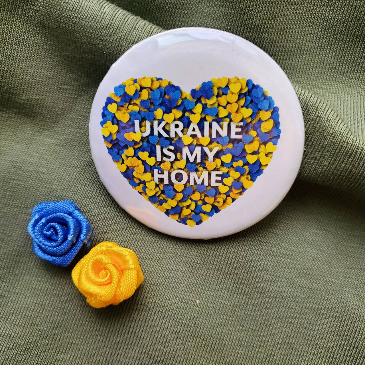 Значок "серце Україна мій дім" - (43 мм) украинский авторский значок в патриотичных цветах
Значок "серце Україна мій дім" - (43 мм) украинский авторский значок в патриотичных цветах