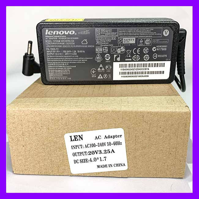 Блок питания адаптер зарядка для ноутбука Lenovo 20v 3.25a 65w 4.0x1.7mm. Топ качество!
Блок питания адаптер зарядка для ноутбука Lenovo 20v 3.25a 65w 4.0x1.7mm. Топ качество!