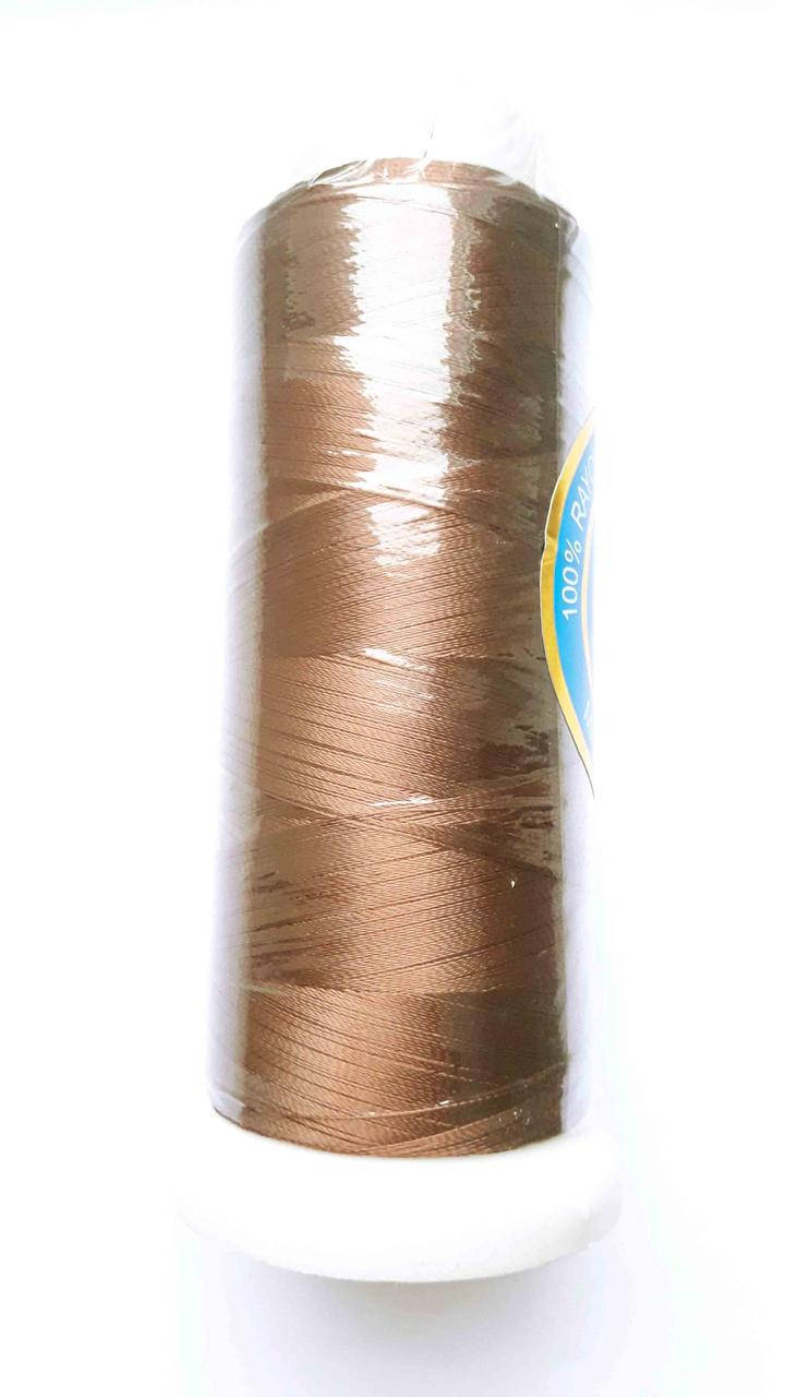 Нитки для машинной вышивки 100% вискоза (100% rayon) 3000 метрів, № 425, світло-коричневий, Коричневый
Нитки для машинной вышивки 100% вискоза (100% rayon) 3000 метрів, № 425, світло-коричневий, Коричневый