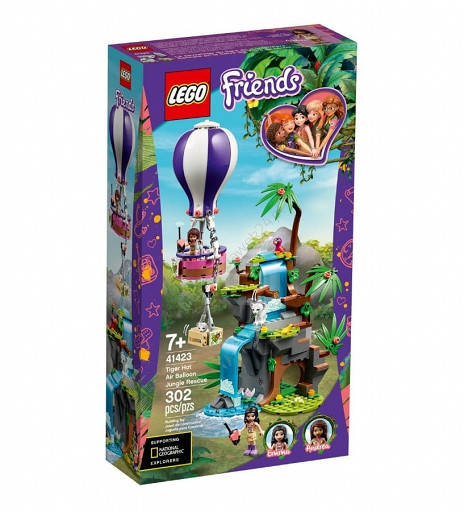 Блоковий конструктор LEGO Friends Джунгли: спасение тигра на воздушном шаре 302 детали (41423)
Блоковий конструктор LEGO Friends Джунгли: спасение тигра на воздушном шаре 302 детали (41423)