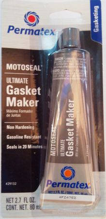 Permatex Бензостойкий герметик- формирователь прокладок MotoSeal
Permatex Бензостойкий герметик- формирователь прокладок MotoSeal