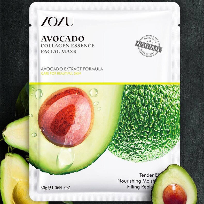 Тканевая маска для лица с авокадо и коллагеном Zozu Avocado Collagen essence Facial Mask
Тканевая маска для лица с авокадо и коллагеном Zozu Avocado Collagen essence Facial Mask