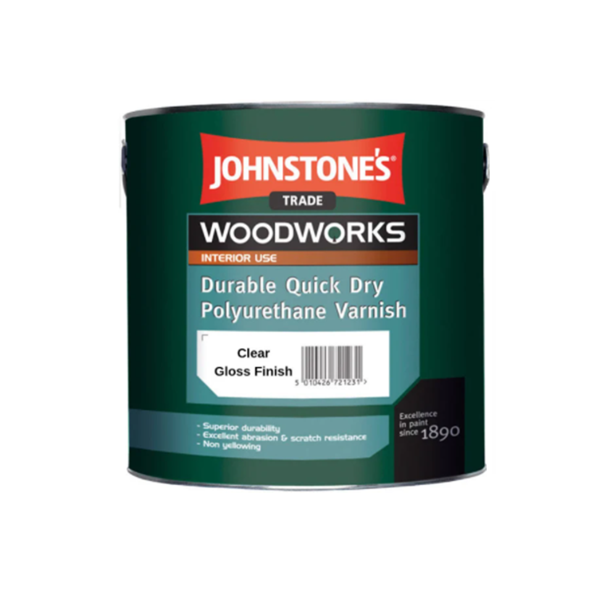 Акриловый лак Johnstone`s Durable Quick Dry Polyurethane Varnish Clear Gloss глянцевый 0.75л
Акриловый лак Johnstone`s Durable Quick Dry Polyurethane Varnish Clear Gloss глянцевый 0.75л