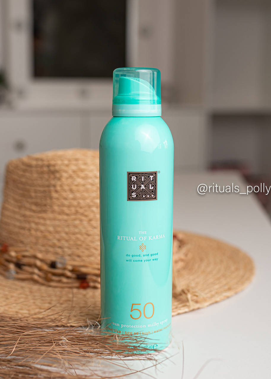 Солнцезащитный спрей-лосьон spf 50 Rituals,the ritual of karma sun protection milky spray
Солнцезащитный спрей-лосьон spf 50 Rituals,the ritual of karma sun protection milky spray