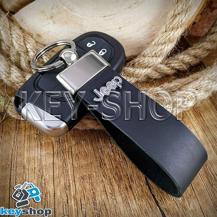 Брелок для авто ключей Jeep (Джип) кожаный (черный, широкий) с хромированной фурнитурой
Брелок для авто ключей Jeep (Джип) кожаный (черный, широкий) с хромированной фурнитурой