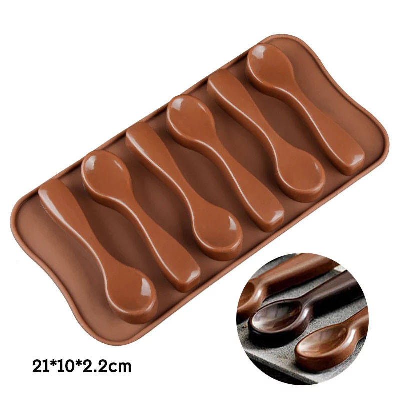 Форма силиконовая для конфет Ложки 6 шт
Форма силиконовая для конфет Ложки 6 шт