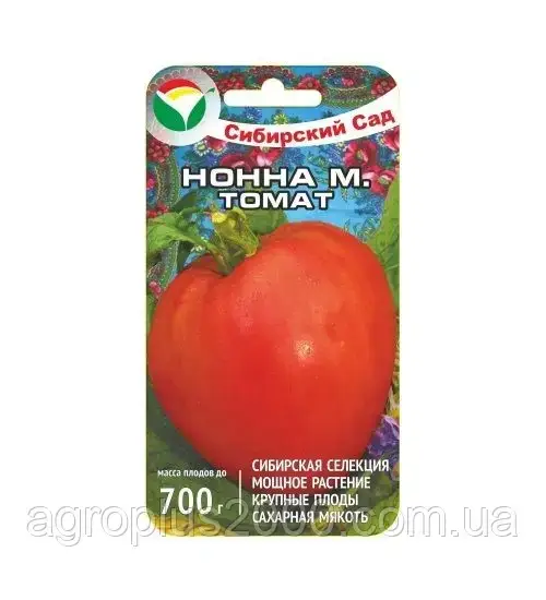 Семена Томат индетерминантный Нонна М 20 семян Сибирский Сад 
Семена Томат индетерминантный Нонна М 20 семян Сибирский Сад