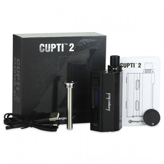 Электронная сигарета стартовый набор от Kangertech Cupti 2 Starter Kit 80W 5 ml Original Version черный
Электронная сигарета стартовый набор от Kangertech Cupti 2 Starter Kit 80W 5 ml Original Version черный
