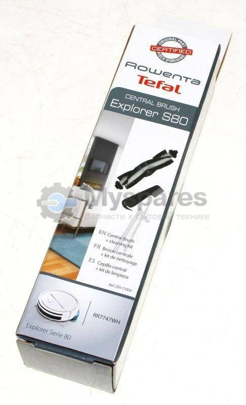 Щетка для сбора мусора + щетка для чистки робота пылесоса Rowenta ZR177004
Щетка для сбора мусора + щетка для чистки робота пылесоса Rowenta ZR177004