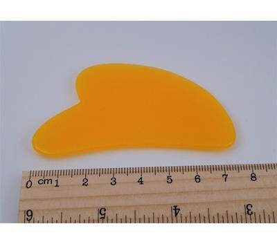 Скребок для массажа Гуаша (желтый).
Скребок для массажа Гуаша (желтый).