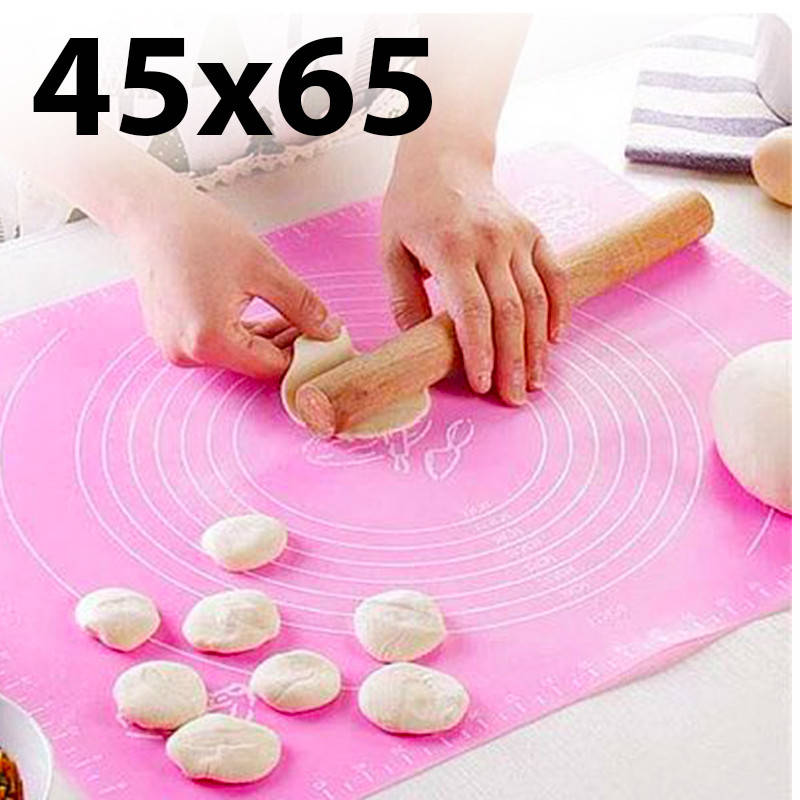 Силиконовый коврик 45х65 см с разметкой для выпечки раскатки теста Silicone molds Розовый
Силиконовый коврик 45х65 см с разметкой для выпечки раскатки теста Silicone molds Розовый