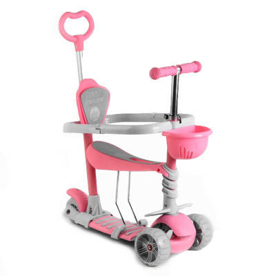 Трехколесный самокат Smart 5в1 Best Scooter (B-1069) с защитным бортиком пастельно-розовый
Трехколесный самокат Smart 5в1 Best Scooter (B-1069) с защитным бортиком пастельно-розовый