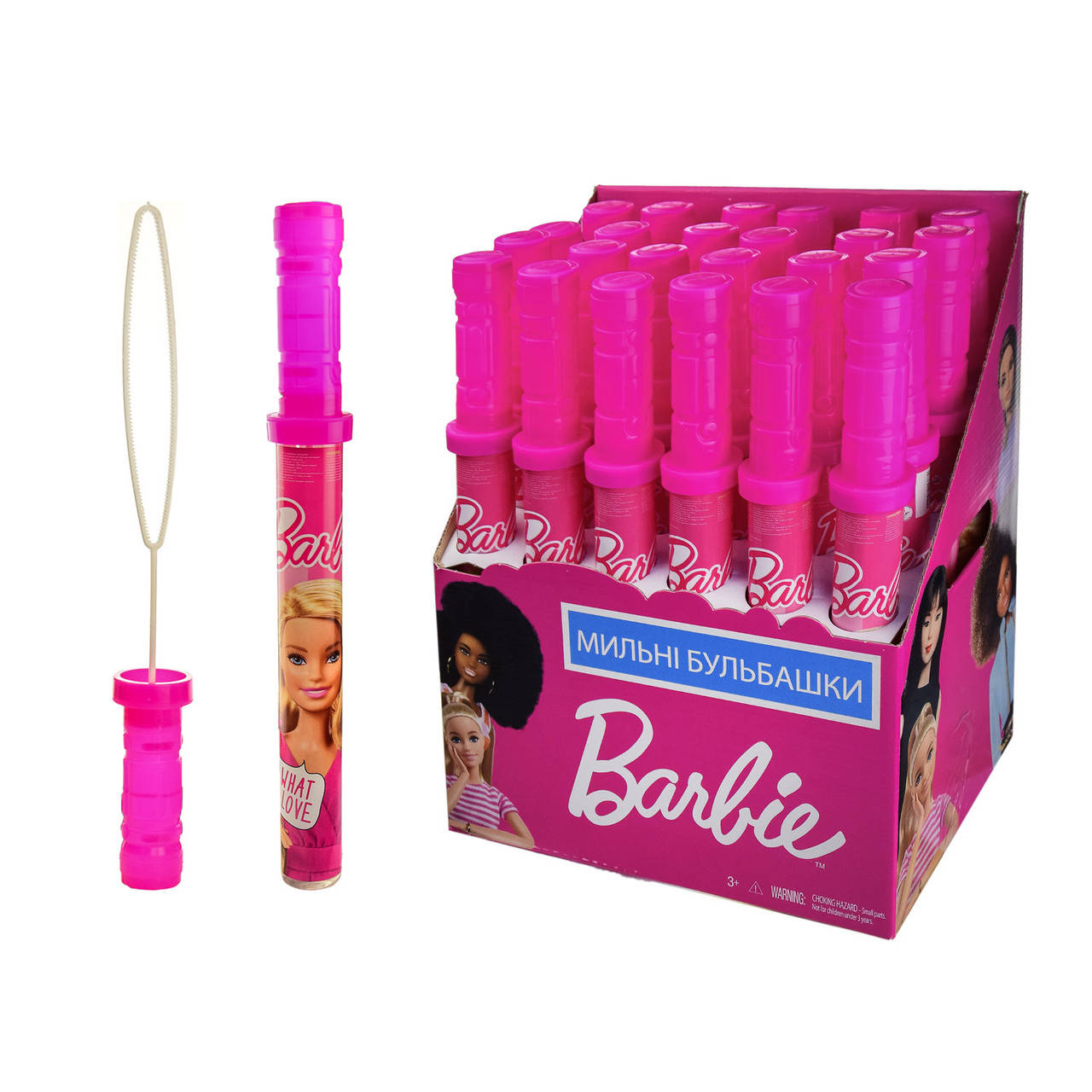 Мыльные пузыри Barbie 160мл, 4*4*35см, ЦЕНА ЗА 1ШТ В УП. 24ШТ, 4 блока в ящике, упак. 28*19*35.5см (96шт)
Мыльные пузыри Barbie 160мл, 4*4*35см, ЦЕНА ЗА 1ШТ В УП. 24ШТ, 4 блока в ящике, упак. 28*19*35.5см (96шт)