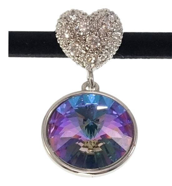 Кулон Xuping Родий с кр-ми Swarovski на замшевой ленте "Сердце с кр-лом Paradise Shine" ø 14 мм дл. 31-36см х 
Кулон Xuping Родий с кр-ми Swarovski на замшевой ленте "Сердце с кр-лом Paradise Shine" ø 14 мм дл. 31-36см х