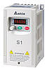 Преобразователь частоты Delta Electronics, 0,4 кВт, 460В,3ф.,скалярный,VFD004S43E