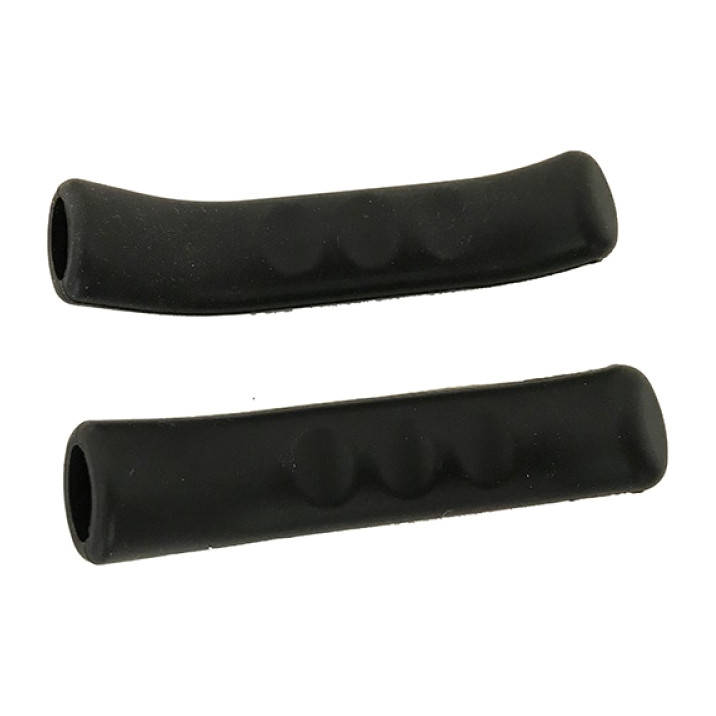 Силиконовые накладки на тормозные ручки, пара, Черные 
Силиконовые накладки на тормозные ручки, пара, Черные