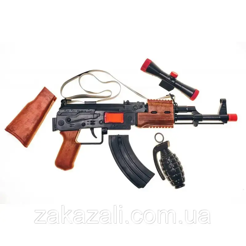 ✅ Детский автомат Калашникова Джей с трещоткой на ремне с игрушечной гранатой и оптикой, Коричневый
✅ Детский автомат Калашникова Джей с трещоткой на ремне с игрушечной гранатой и оптикой, Коричневый