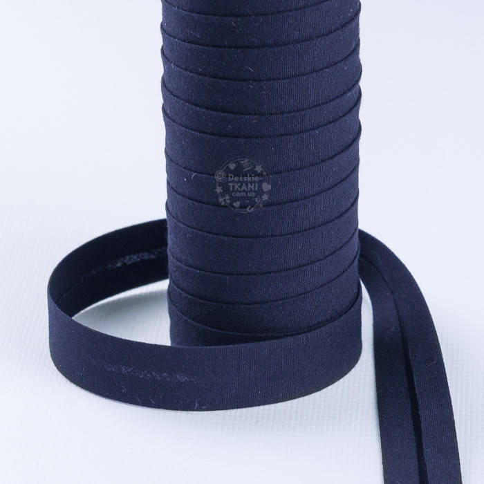 Косая бейка из хлопка синего цвета 18 мм, Синий
Косая бейка из хлопка синего цвета 18 мм, Синий