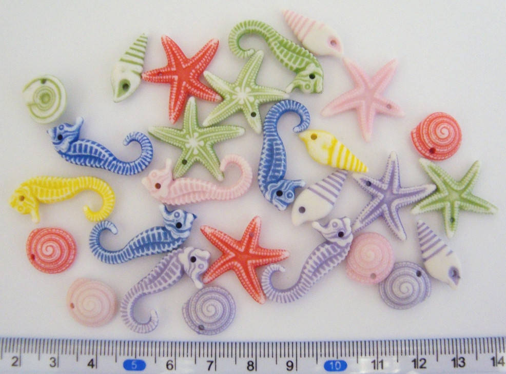 Бусины Водный Мир (5 шт.), Разные цвета
Бусины Водный Мир (5 шт.), Разные цвета