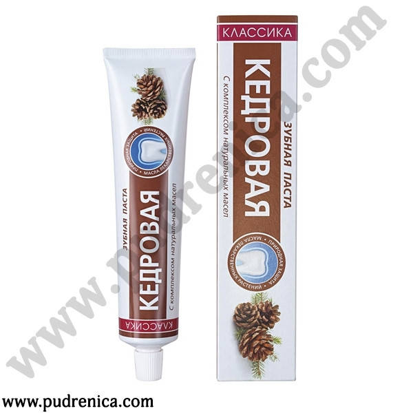 Зубная паста "Кедровая", 150 г
Зубная паста "Кедровая", 150 г