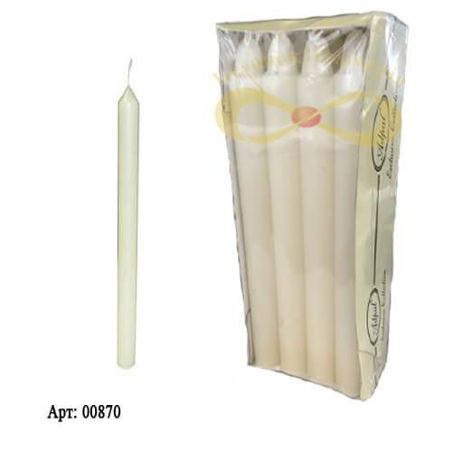 Свеча бытовая Adpal d 1.9 см х 19см арт. 0870 (8шт) 
Свеча бытовая Adpal d 1.9 см х 19см арт. 0870 (8шт)