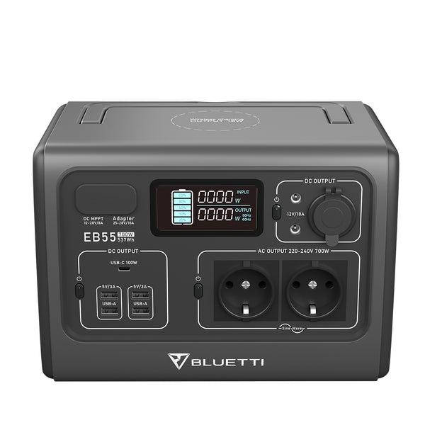 Универсальная мобильная батарея Bluetti EB55 700W, 537Wh. Мобильный солнечный генератор
Универсальная мобильная батарея Bluetti EB55 700W, 537Wh. Мобильный солнечный генератор