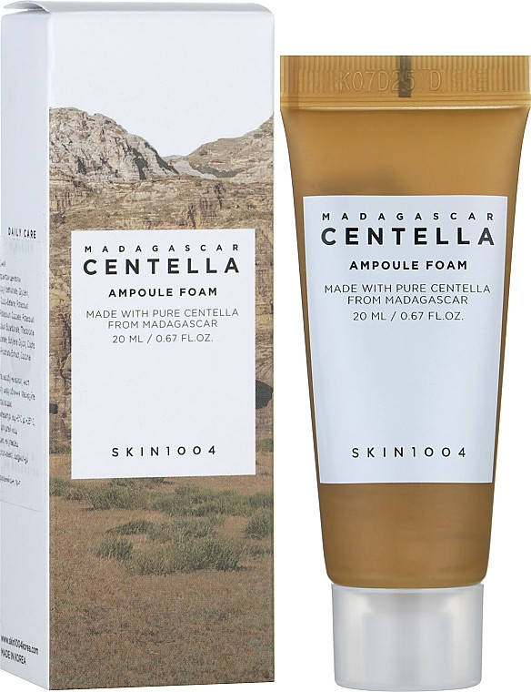 Ампульная пенка для умывания Skin1004 Madagascar Centella Ampoule Foam миниатюра 20 мл.
Ампульная пенка для умывания Skin1004 Madagascar Centella Ampoule Foam миниатюра 20 мл.