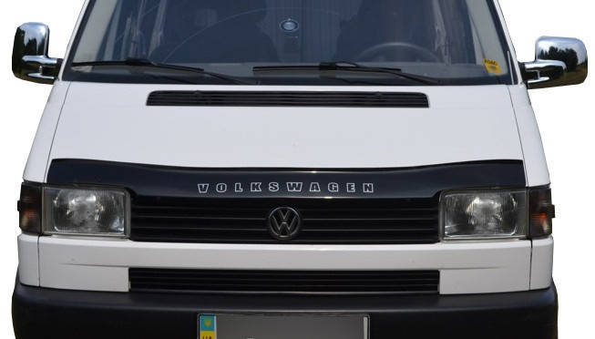 Дефлектор капота (мухобойка) Volkswagen Transporter T4 1990-1998 (фольксваген транспортер т4)
Дефлектор капота (мухобойка) Volkswagen Transporter T4 1990-1998 (фольксваген транспортер т4)