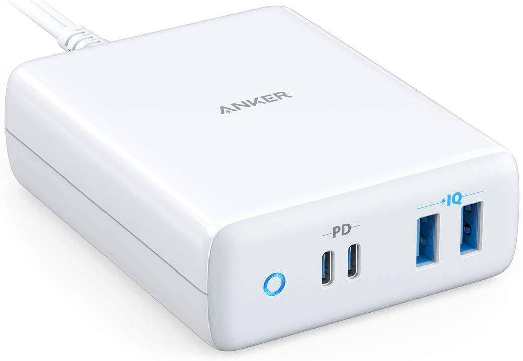 Сетевое зарядное устройство Anker PowerPort Atom IV - 100W 2xPD & 2xPIQ White (6533147), Белый
Сетевое зарядное устройство Anker PowerPort Atom IV - 100W 2xPD & 2xPIQ White (6533147), Белый