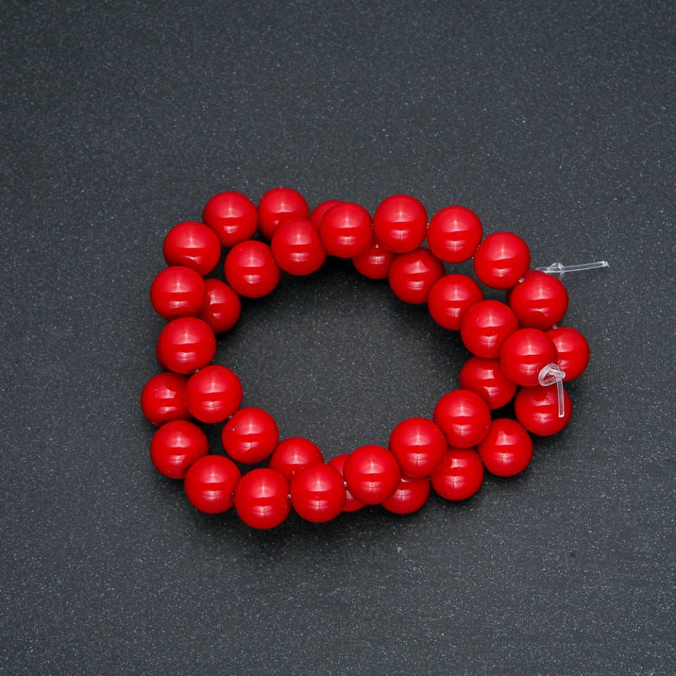 Бусины на нитке Коралл (им.) гладкий шарик d-10мм L-38см +-
Бусины на нитке Коралл (им.) гладкий шарик d-10мм L-38см +-