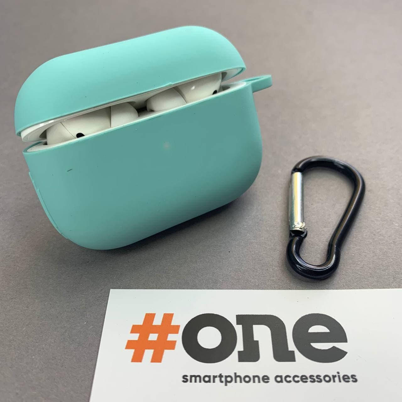 Чехол для AirPods Pro тонкий силиконовый футляр с карабином чехол для наушников аирподс про бирюзовый 17 CVR
Чехол для AirPods Pro тонкий силиконовый футляр с карабином чехол для наушников аирподс про бирюзовый 17 CVR