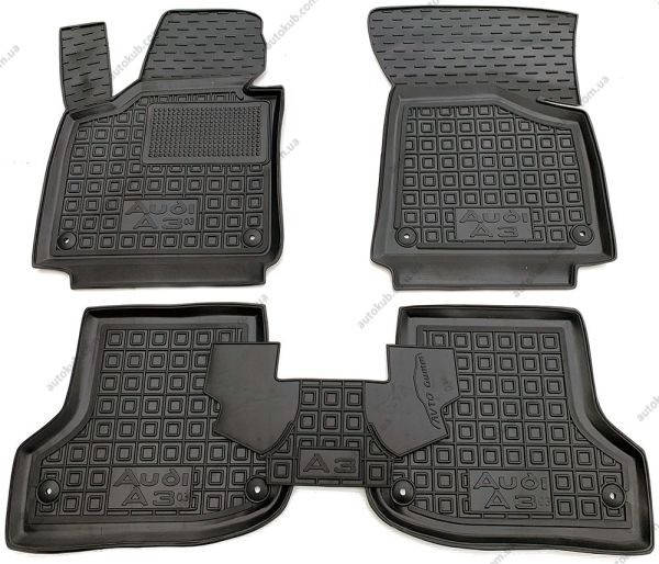 Автомобильные коврики в салон Audi A3 (8P) (2003-2012) (Avto-Gumm), Темно-серый 
Автомобильные коврики в салон Audi A3 (8P) (2003-2012) (Avto-Gumm), Темно-серый