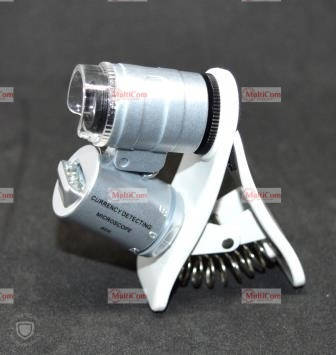 14-06-019. Мини микроскоп с прищепкой для телефона, увеличение 60х, MG9882W 
14-06-019. Мини микроскоп с прищепкой для телефона, увеличение 60х, MG9882W