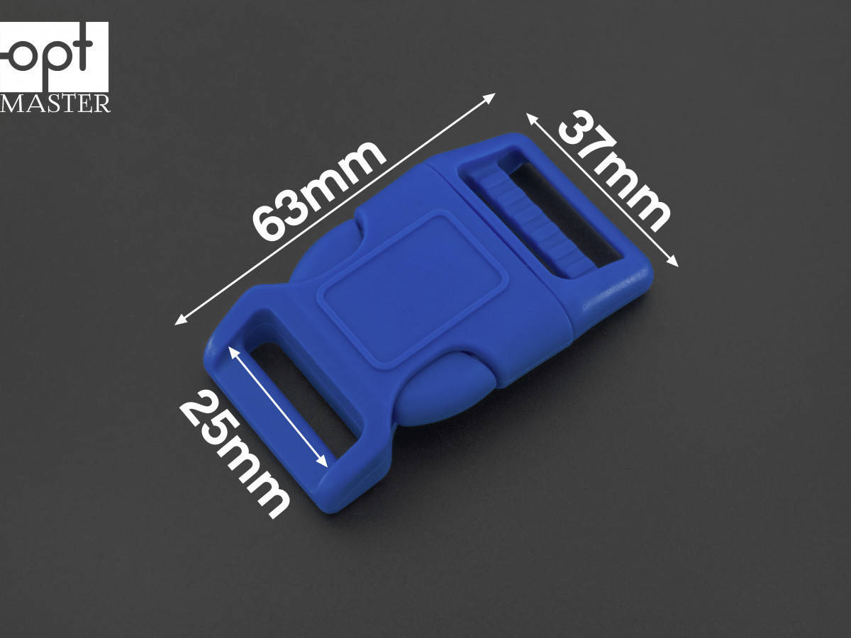 Застёжка фастекс пластик 25 мм ФК-(В)25105 Синий 
Застёжка фастекс пластик 25 мм ФК-(В)25105 Синий