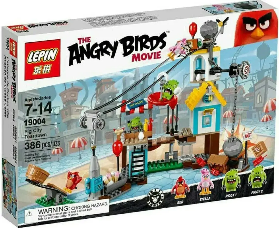 Конструктор Энгри Бердс 10508 Angry Birds Разгром Свинограда 19004 Lepin 386 дет, Разные цвета
Конструктор Энгри Бердс 10508 Angry Birds Разгром Свинограда 19004 Lepin 386 дет, Разные цвета